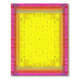 Vibrant Yellow Dot Center Multi-Color Border Rug