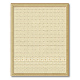Beige Geometric Grid Beige and Neutral Area Rug