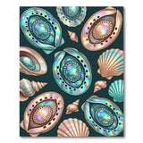 Iridescent Abalone Seashell Area Rug