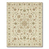 Beige Floral Vintage No. 2 Area Rug