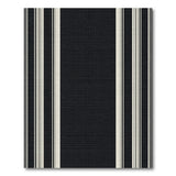 Bold Black and White Bold Black White Vertical Striped Area Rug