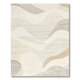Abstract Area Abstract Neutral Wave Area Rug