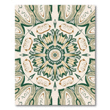 Green Mandala Heritage Tribal Area Rug