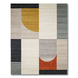 Geometric Modern Geometric Abstract Multi-Color Area Rug