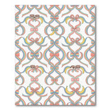 Rainbow Bow Ferret Kids Area Rug