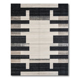 Bold Geometric Black White No. 3 Area Rug