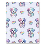 Kids Cartoon Rainbow Puppy Kids Cartoon Area Rug