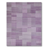 Geometric Modern Purple Patchwork Geometric Area Rug