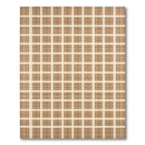Tan Plaid Rustic Farmhouse Area Rug