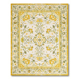 Yellow Floral Vintage Yellow Floral Vintage Area Rug