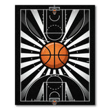 Dynamic Basketball Court Area Rug