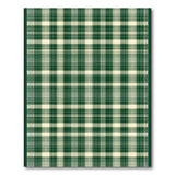 Rustic Farmhouse Classic Green Plaid Check Area Rug