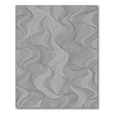 Abstract Area Wavy Grey Wavy Abstract Area Rug