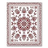 Intricate Red Floral Persian Area Rug