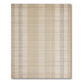 Beige Grey Striped Woven Area Rug