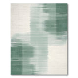 Abstract Green Streak Area Rug
