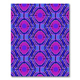 Purple Purple Geometric Modern Area Rug