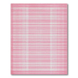 Geometric Modern Pink Gingham Plaid Area Rug