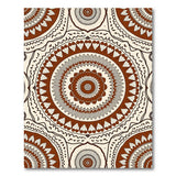Terracotta Mandala Heritage Tribal Rug