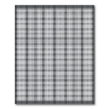 Black and White Black White Dotted Grid Area Rug