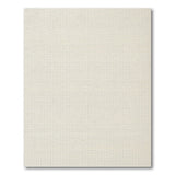Beige and Neutral Beige Textured Basketweave Area Rug