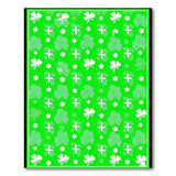 Shamrock Clover Green Area Rug
