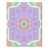 Purple Multi-Color Floral Persian Rug