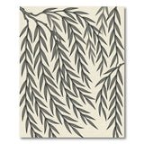 Ethereal Grey Weeping Willow Branch Rug