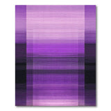 Purple Ombre Vertical Stripe Area Rug