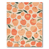 Whimsical Orange Fruit Scatter Area Rug