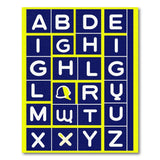 Navy Alphabet Kids Learning Rug
