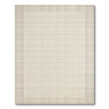 Beige and Neutral Beige Grid Area Rug