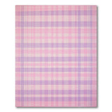 Pastel Pink Purple Plaid Area Rug