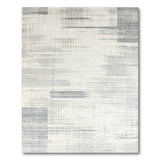 Modern Grey Abstract Geometric Geometric Modern Area Rug