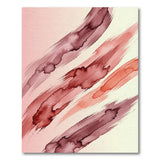 Sweeping Red Watercolor Area Rug