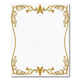 Gold and Silver Ornate Gold Floral Baroque Area Rug