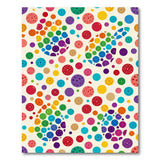 Playful Rainbow Bubble Area Rug