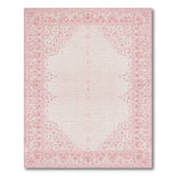Blush Traditional Persian Blush Pink Traditional Persian Area Rug