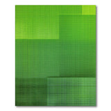 Green Geometric Modern Vibrant Green Geometric Block Area Rug