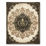 Ornate Acanthus Leaf Medallion Rug