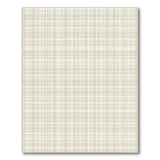 Beige and Neutral Neutral Beige Plaid Farmhouse Area Rug