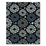 Grey Abstract Bubble Area Rug