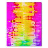 Vibrant Rainbow Abstract Area Rug