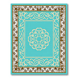 Teal Traditional Persian Medallion Rug