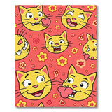 Cheeky Yellow Cartoon Cats Rug