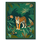 Lush Jungle Tiger Area Rug