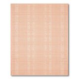 Orange Geometric Grid Line Area Rug