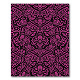 Pink Hot Pink Persian Floral Area Rug