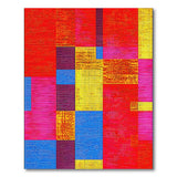 Vibrant Geometric Patchwork Area Rug