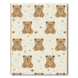 Cuddly Teddy Bear Pattern Area Rug